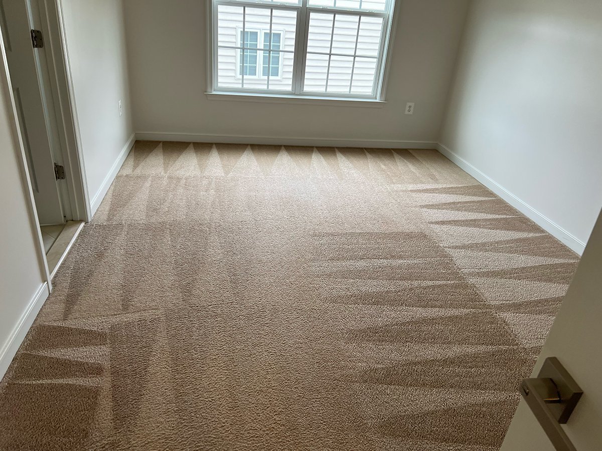 The same floor after carpet cleaning by Sky Carpet Cleaners