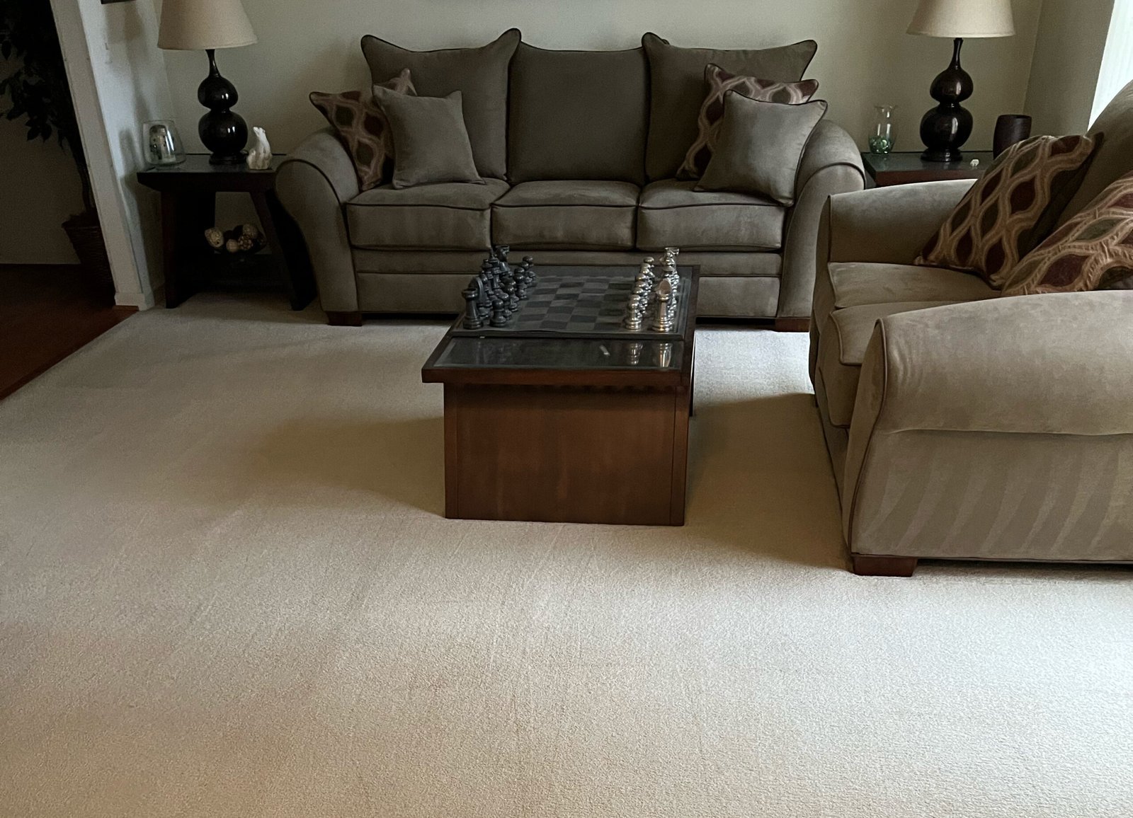 Carpet cleaning job by Sky Carpet Cleaners in Northern Virginia