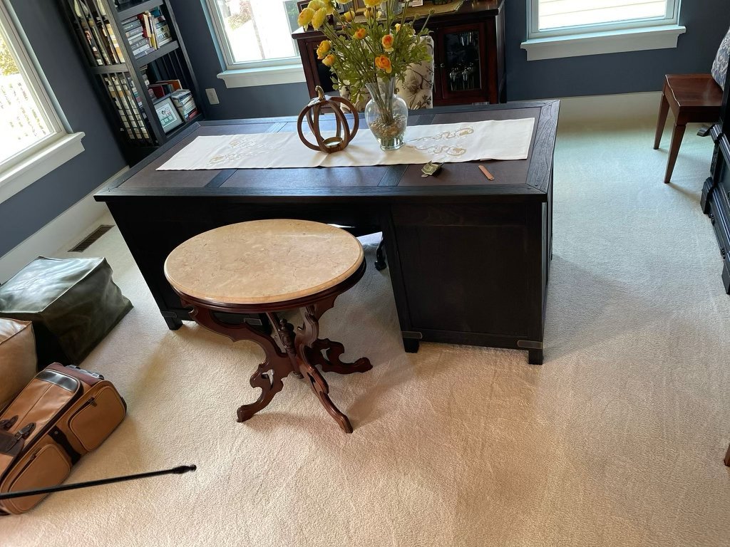 The same floor after carpet cleaning by Sky Carpet Cleaners