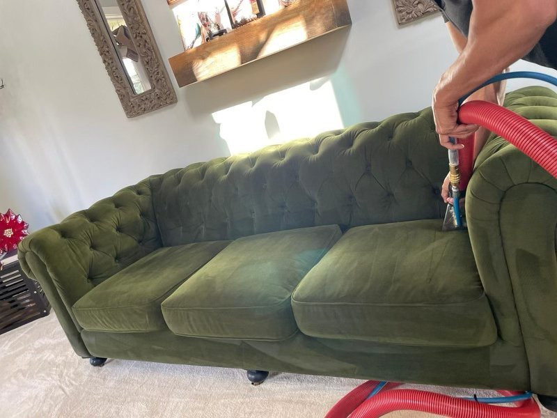The same floor after carpet cleaning by Sky Carpet Cleaners