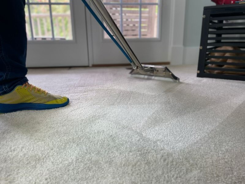 Carpet cleaning job by Sky Carpet Cleaners in Northern Virginia