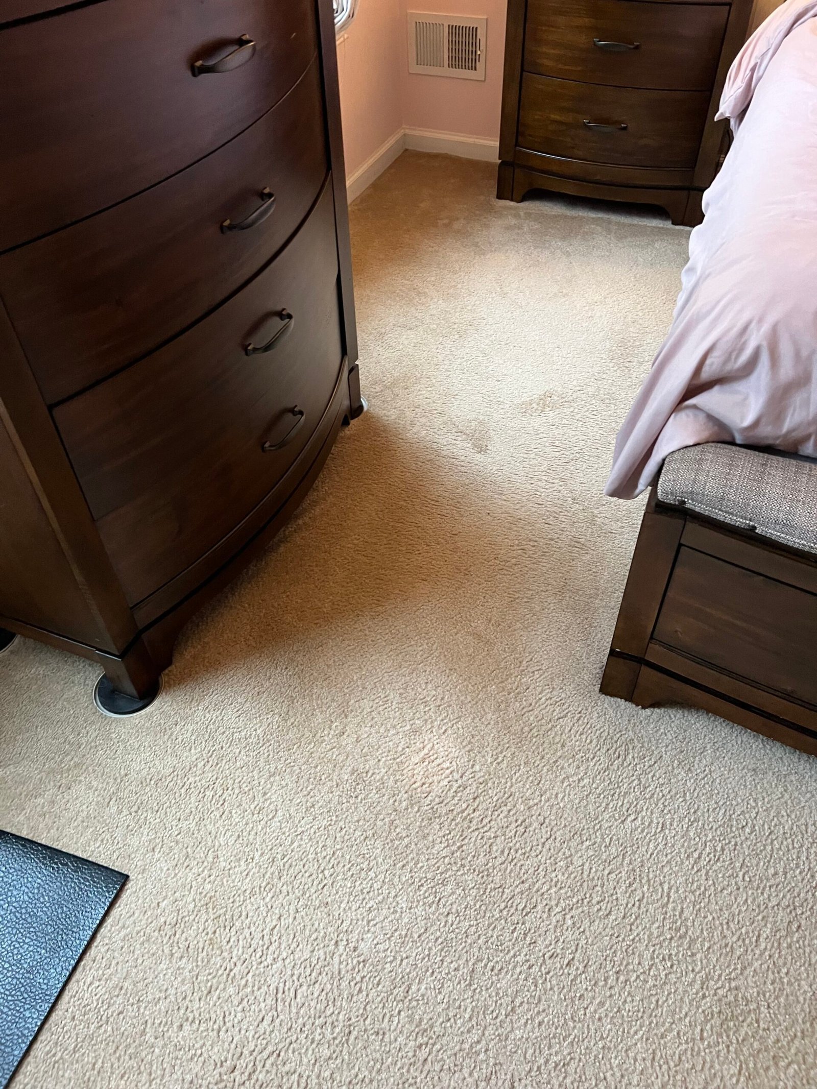 The same floor after upholstery cleaning by Sky Carpet Cleaners