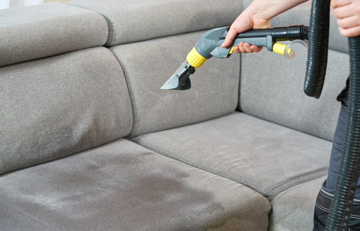 Upholstery cleaning job by Sky Carpet Cleaners in Northern Virginia