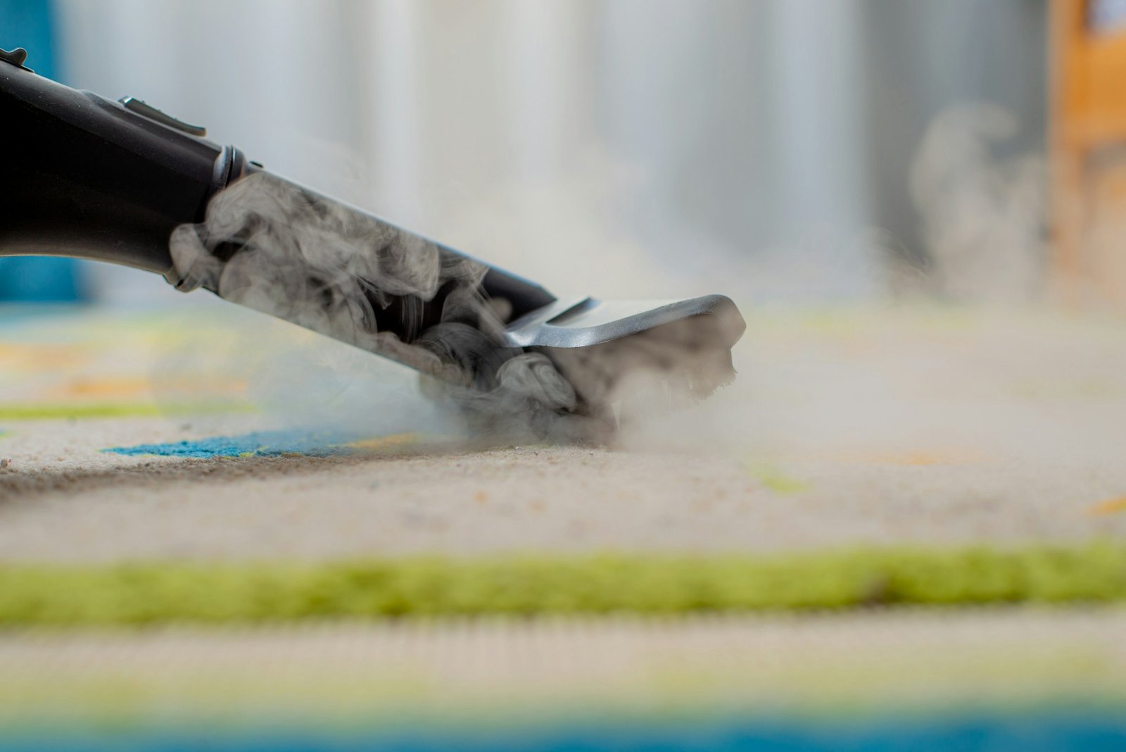 Steam cleaning and hot water extraction job by Sky Carpet Cleaners in Northern Virginia